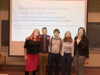 Molten Salt Thermal Energy Storage System for Nuclear Applications